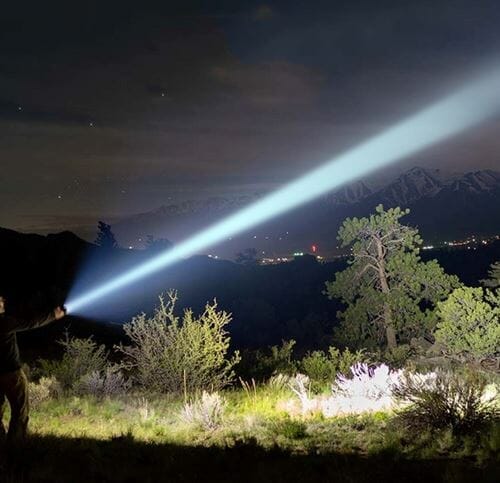 Lanterna Laser Titanium Para Atividades Ao Ar Livre